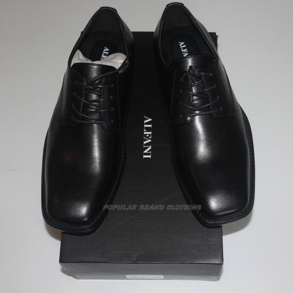 Alfani Men's Rye Oxford Lace-up Dress Shoes Black